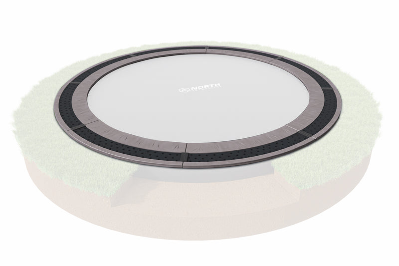 North In Ground Round Frame Padding Cover