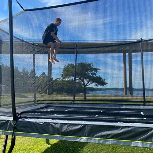 Tricks Best Trampoline In The World 14ft Trampoline With Enclosure